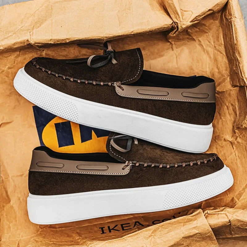 Serra Classic Suede Leather Loafers