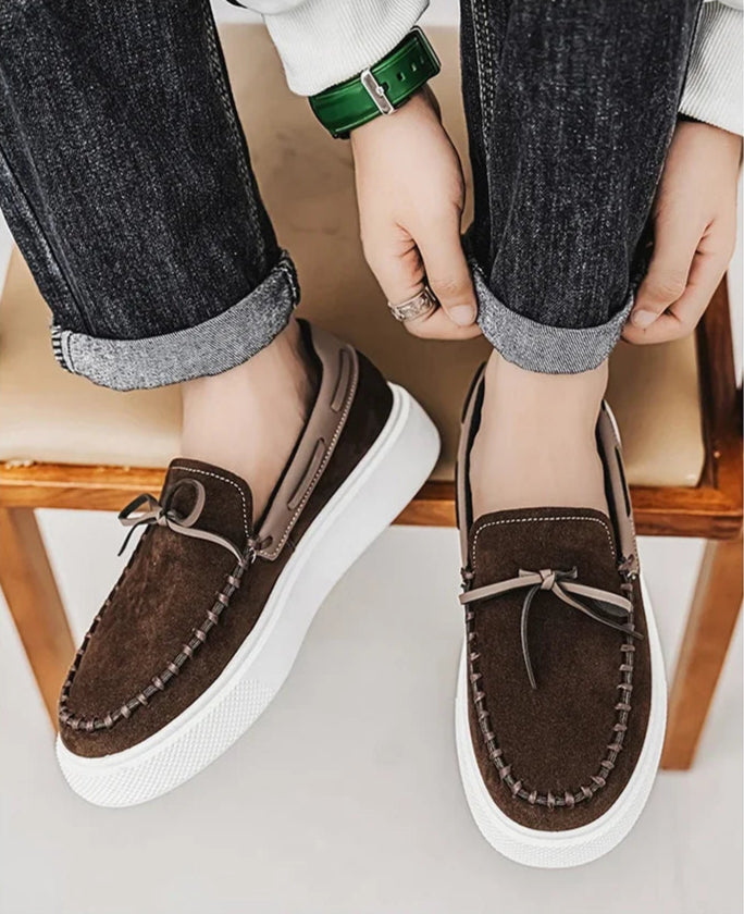 Serra Classic Suede Leather Loafers