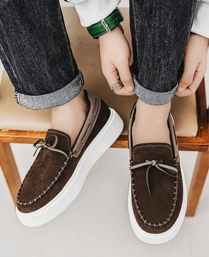Serra Classic Suede Leather Loafers
